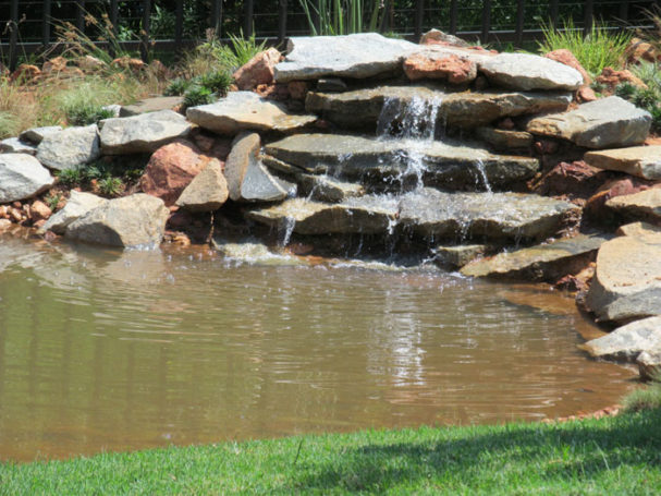 Sodium Bentonite water feature