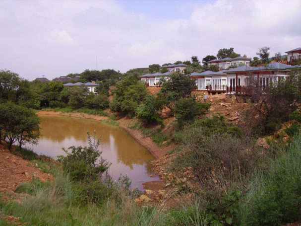 Sodium Bentonite dam completion