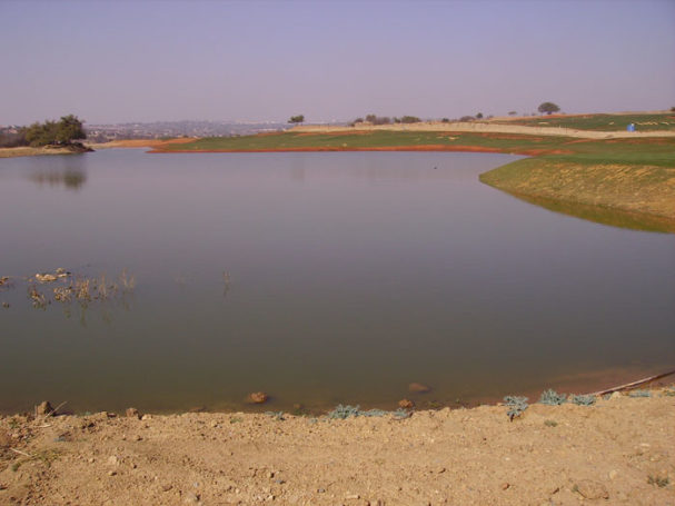 Sodium Bentonite dam completion